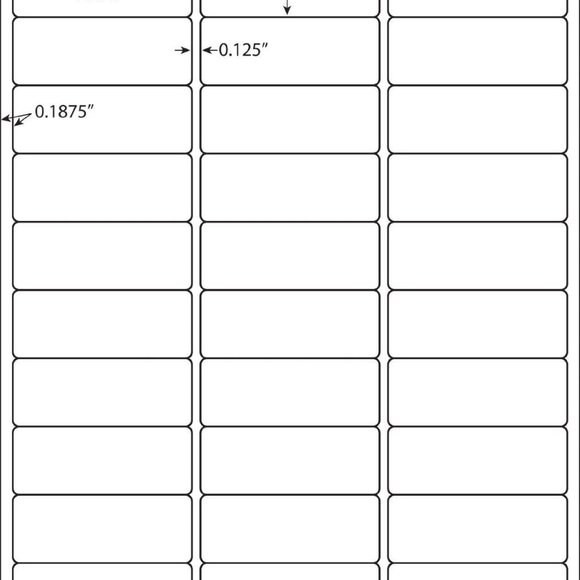 Address Labels 1" x 2-5/8" 99 pages Sticker Paper for Laser/Ink Jet Printer - Picture 2 of 7
